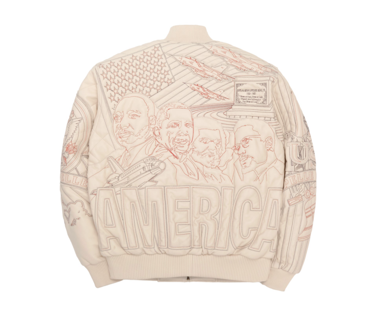 PELLE PELLE AMERICA QUILTED JACKET, Ivory, gallery detail 3