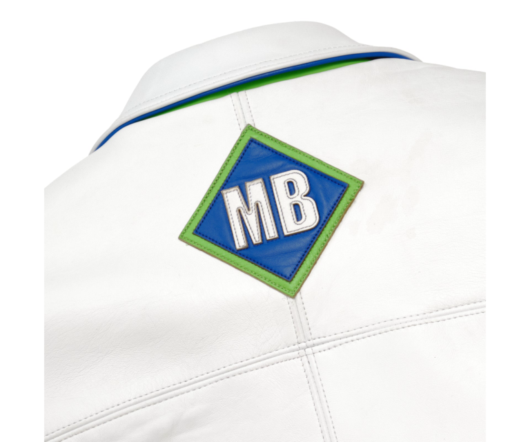 Pelle Pelle American Soda Club Jacket, White / Royal / Bright Green, gallery detail 8