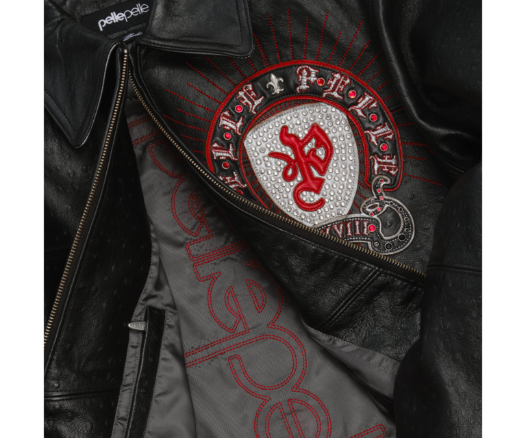 Pelle Pelle Immortal Jacket, Black / Silver Metallic / Cabernet, gallery detail 6