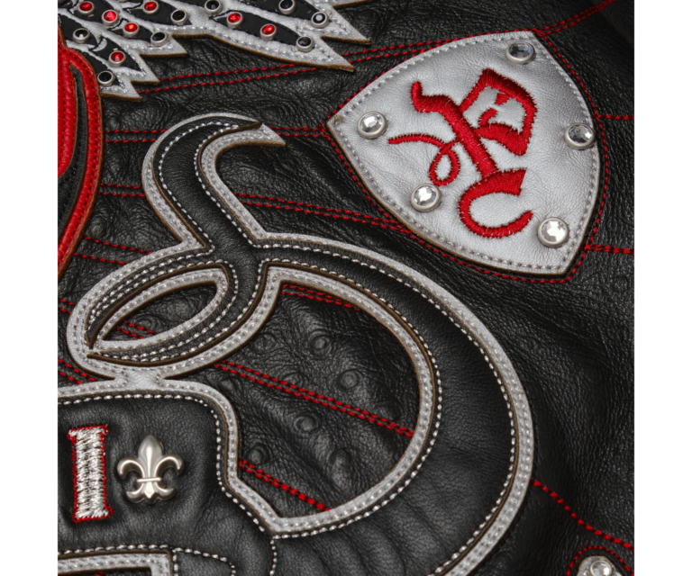 Pelle Pelle Immortal Jacket, Black / Silver Metallic / Cabernet, gallery detail 11