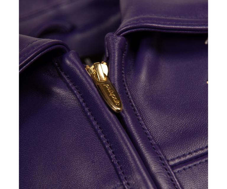 PELLE PELLE AMERICAN BRUISER WOMENS CROP JACKET, Purple, gallery detail 5