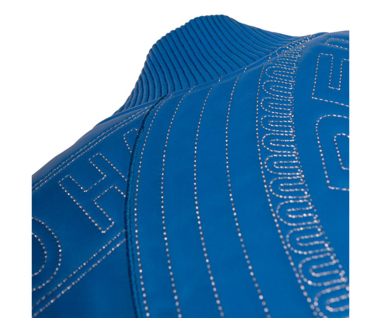 PELLE PELLE DETROIT QUILTED JACKET, Honolulu Blue / Silver Metallic, gallery detail 6
