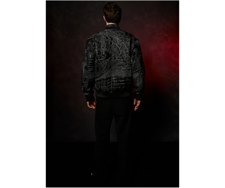 PELLE PELLE NYC BORO QUILTED JACKET, Black / White, gallery detail 3