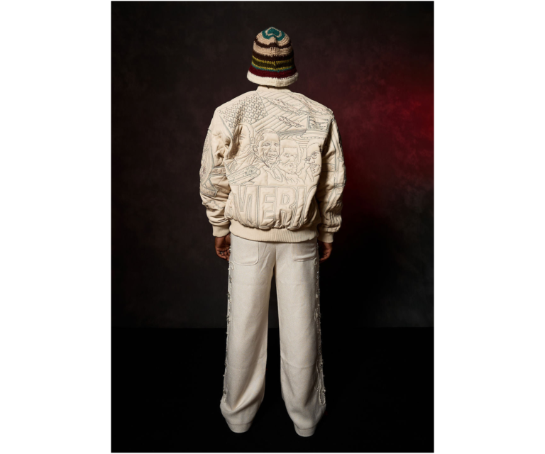 PELLE PELLE AMERICA QUILTED JACKET, Ivory, gallery detail 4