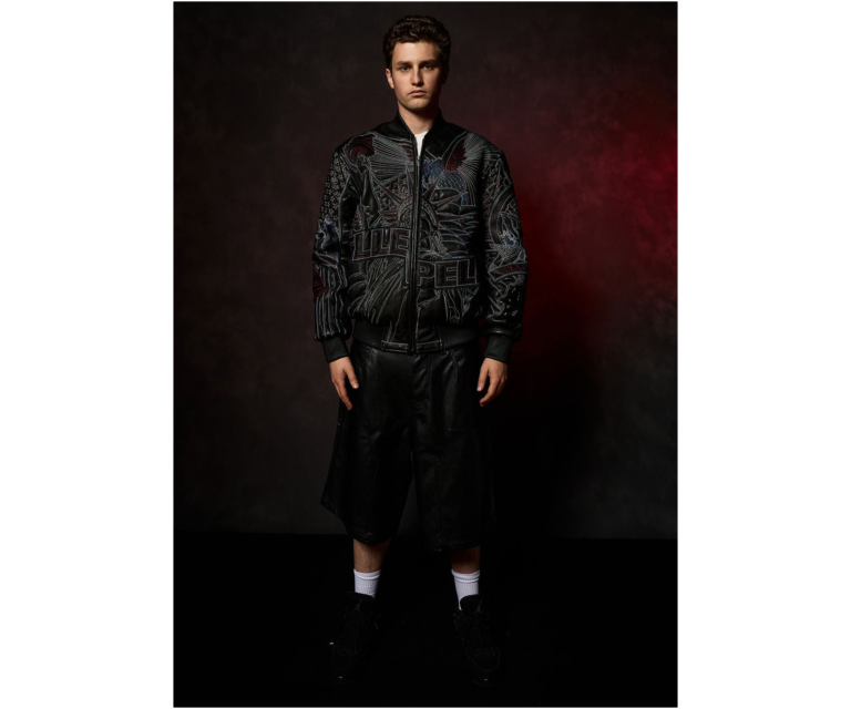 PELLE PELLE AMERICA QUILTED JACKET, Black, back view