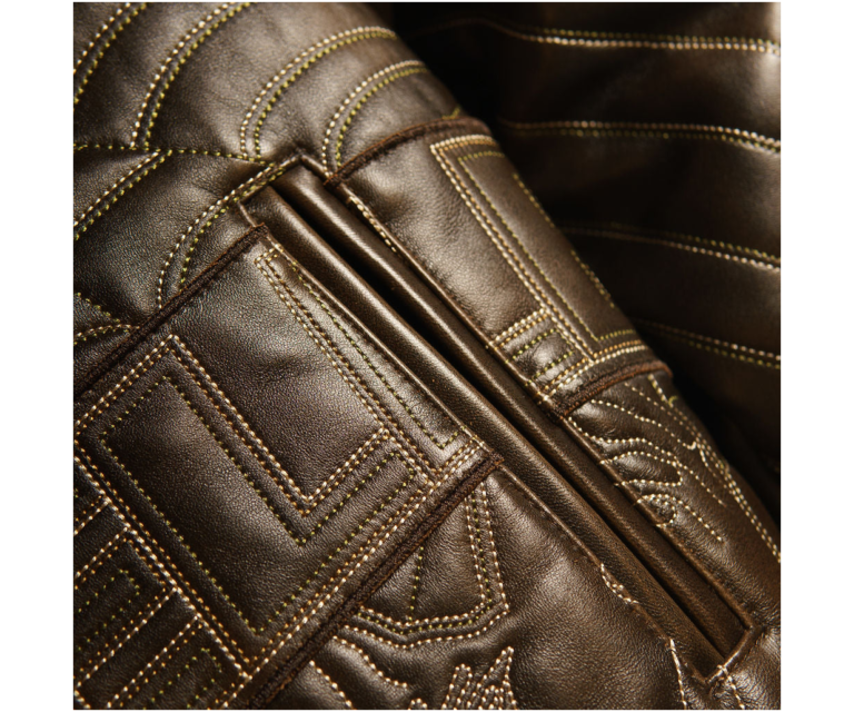 PELLE PELLE AMERICA QUILTED JACKET, Brown Abrasion, gallery detail 5