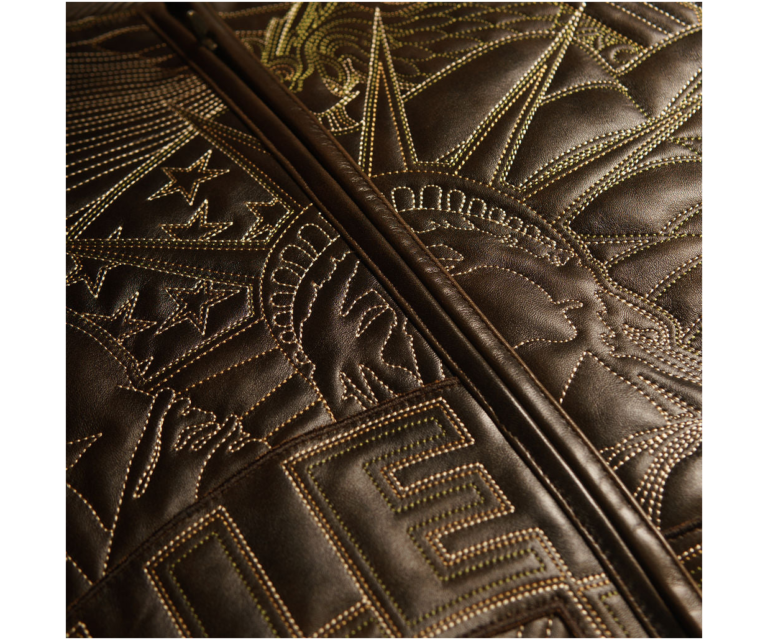 PELLE PELLE AMERICA QUILTED JACKET, Brown Abrasion, gallery detail 7