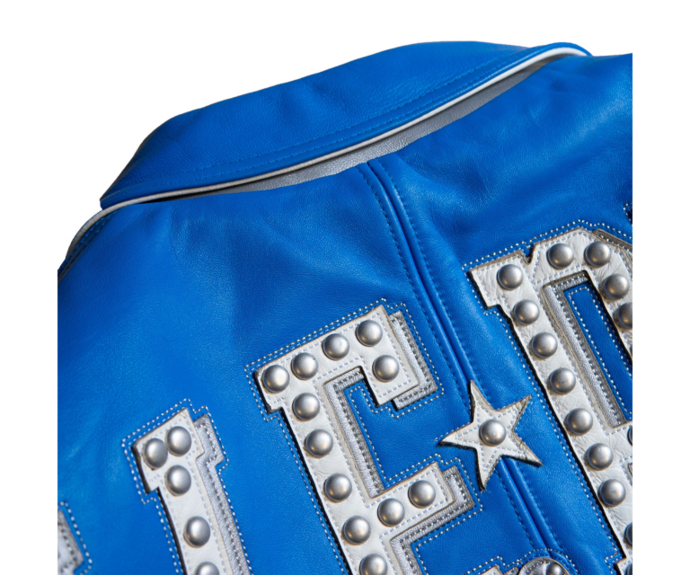 Pelle Pelle Players Inc Jacket, Honolulu Blue / White / Silver Metallic, gallery detail 8