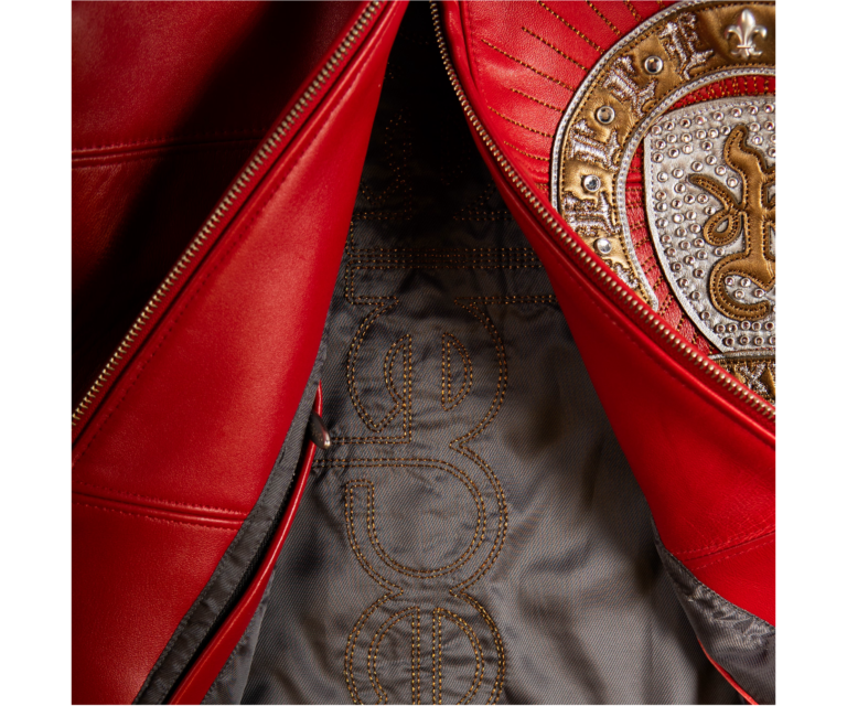 Pelle Pelle Immortal Jacket, Cabernet / Gold Metallic / Silver Metallic, gallery detail 4