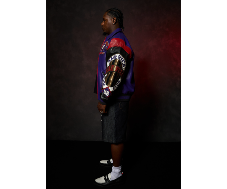 Pelle Pelle American Soda Club Jacket, Purple / Black / Cabernet, gallery detail 8