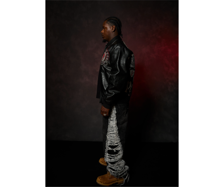Pelle Pelle Immortal Jacket, Black / Silver Metallic / Cabernet, gallery detail 7