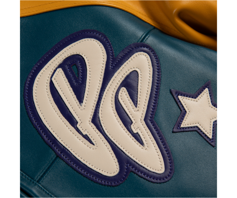 Pelle Pelle Classic Soda Club Plush Jacket, Teal / Maize / Purple / Ivory, gallery detail 12