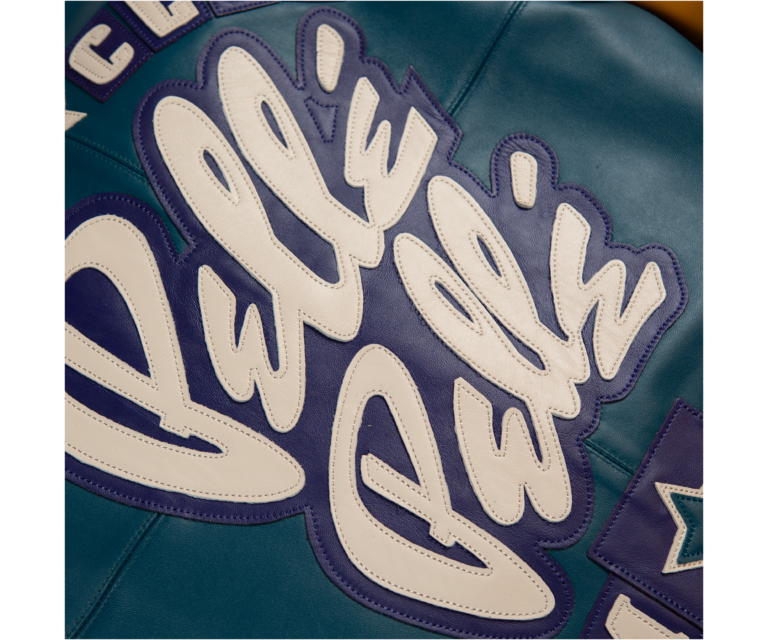 Pelle Pelle Classic Soda Club Plush Jacket, Teal / Maize / Purple / Ivory, gallery detail 10