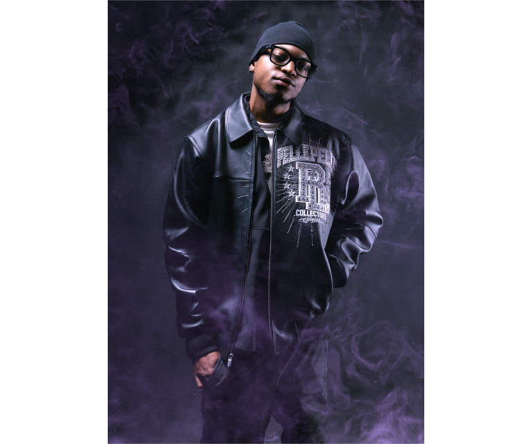 Pelle Pelle Rolling Loud Jacket, Black / Black, back view