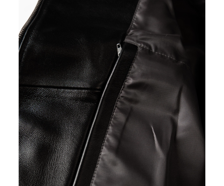 Pelle Pelle Shoulder Crest Jacket, Black / Ivory, gallery detail 5