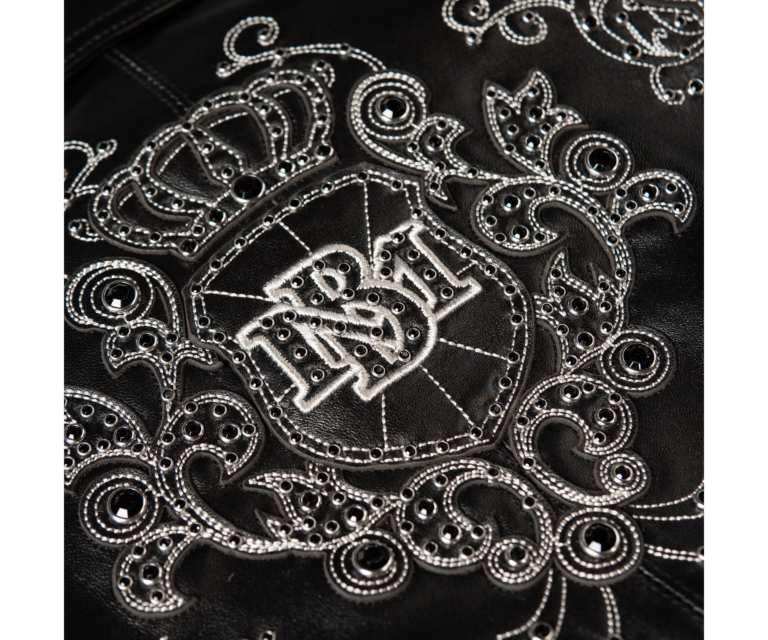 Pelle Pelle Shoulder Crest Jacket, Black / Ivory, gallery detail 9