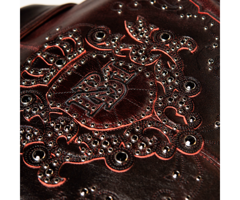Pelle Pelle Shoulder Crest Jacket, Black / Red Ghosting, gallery detail 7