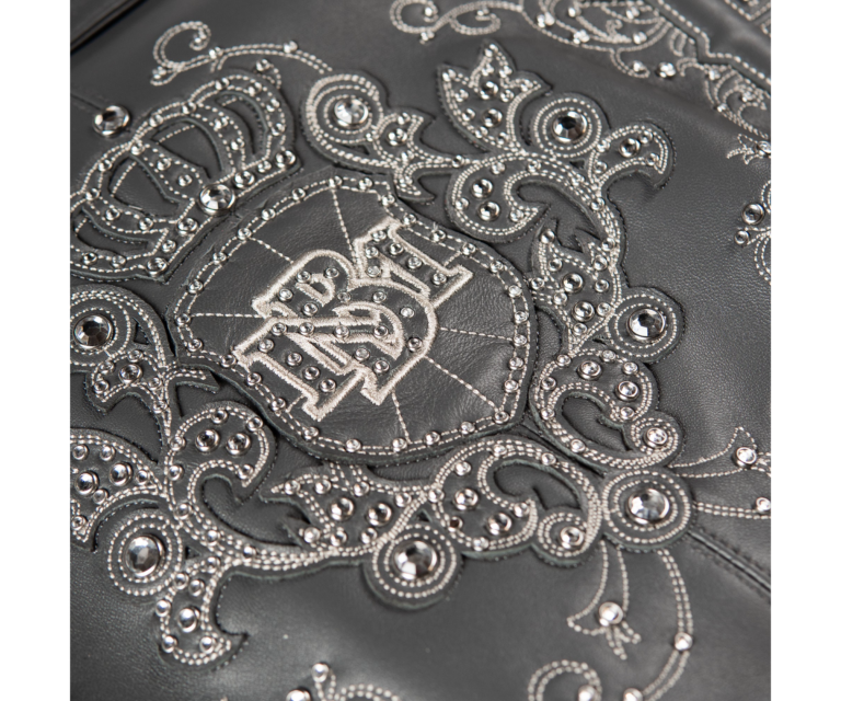 Pelle Pelle Shoulder Crest Jacket, Steel Grey / Ivory, gallery detail 9