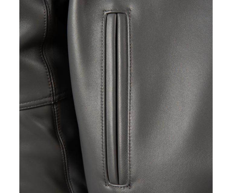 Pelle Pelle Shoulder Crest Jacket, Steel Grey / Ivory, gallery detail 4