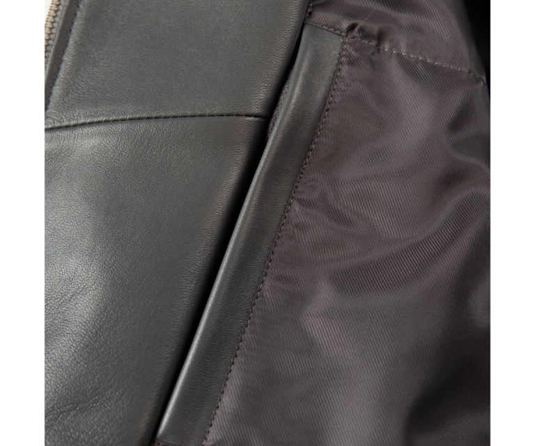 Pelle Pelle Shoulder Crest Jacket, Steel Grey / Ivory, gallery detail 5