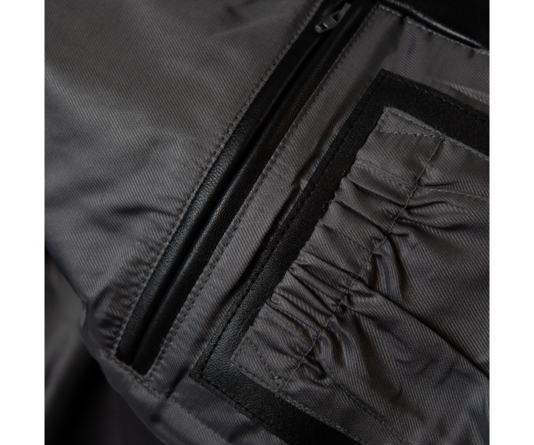 Pelle Pelle All Time Champions Jacket, Black / Dark Green / Silver / White, gallery detail 4