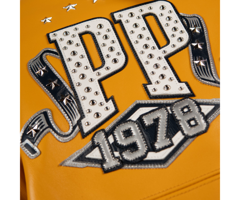 Pelle Pelle All Time Champions Jacket, Maize / Navy / Silver / White, gallery detail 5