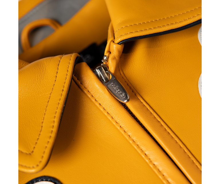 Pelle Pelle All Time Champions Jacket, Maize / Navy / Silver / White, gallery detail 3