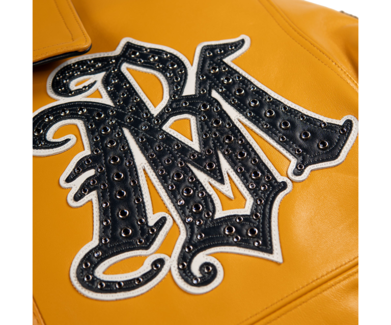 Pelle Pelle All Time Champions Jacket, Maize / Navy / Silver / White, gallery detail 6