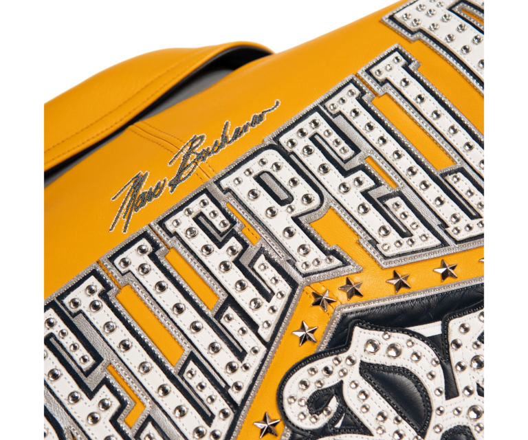 Pelle Pelle All Time Champions Jacket, Maize / Navy / Silver / White, gallery detail 8