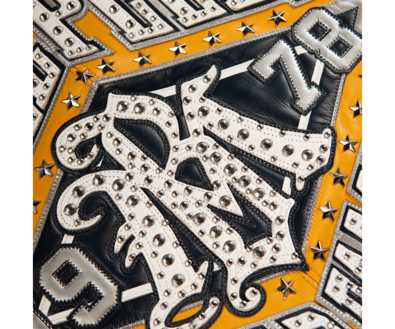 Pelle Pelle All Time Champions Jacket, Maize / Navy / Silver / White, gallery detail 9
