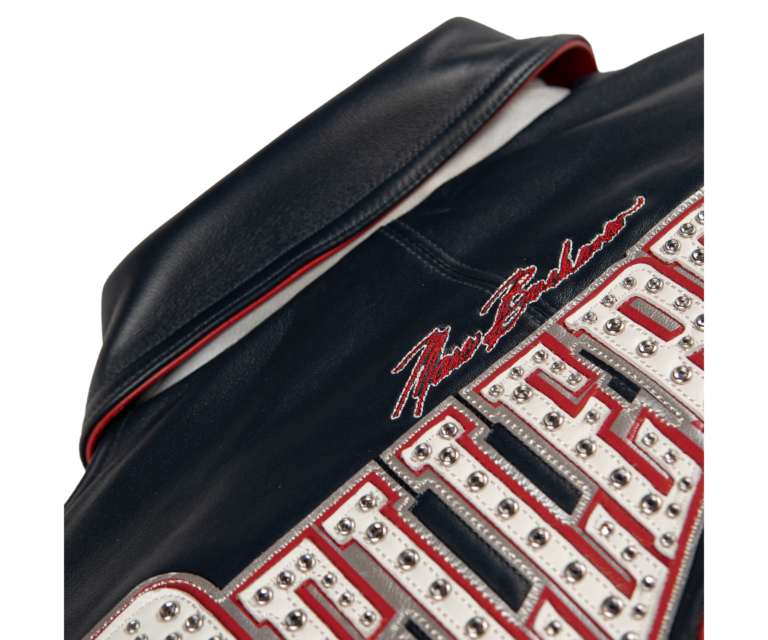 Pelle Pelle All Time Champions Jacket, Navy / Cabernet / Silver / White, gallery detail 9