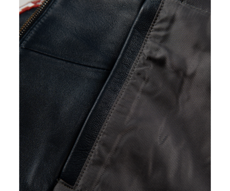 Pelle Pelle All Time Champions Jacket, Navy / Cabernet / Silver / White, gallery detail 6