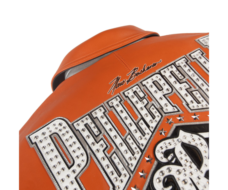 Pelle Pelle All Time Champions Jacket, Orange / Black / Silver / White, gallery detail 8