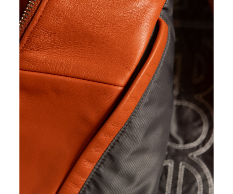 Pelle Pelle All Time Champions Jacket, Orange / Black / Silver / White, gallery detail 5