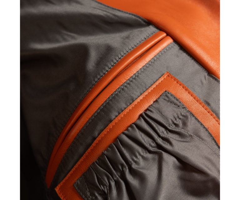 Pelle Pelle All Time Champions Jacket, Orange / Black / Silver / White, gallery detail 4