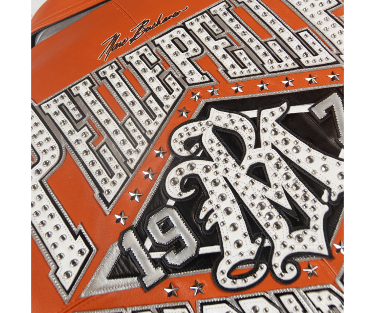 Pelle Pelle All Time Champions Jacket, Orange / Black / Silver / White, gallery detail 9