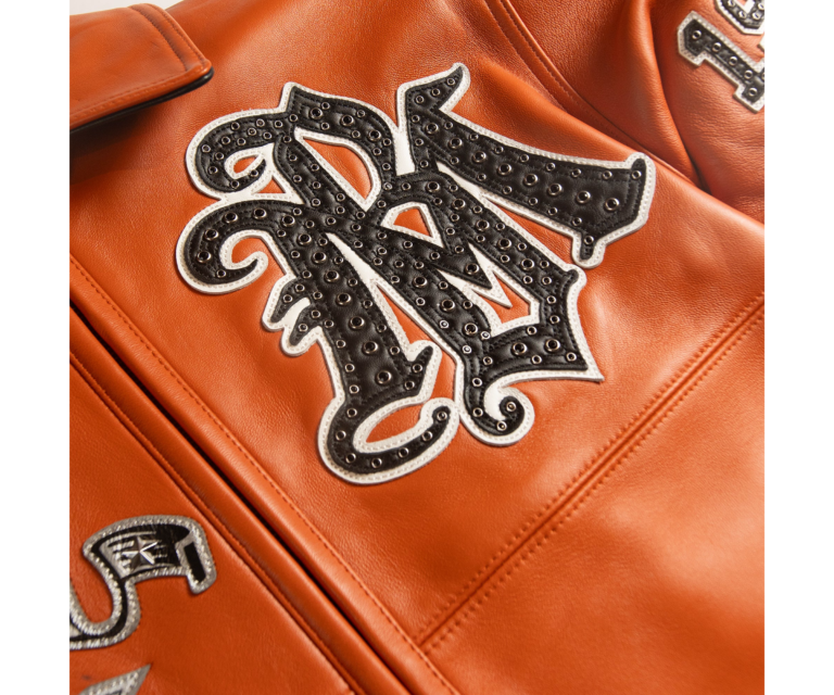 Pelle Pelle All Time Champions Jacket, Orange / Black / Silver / White, gallery detail 3