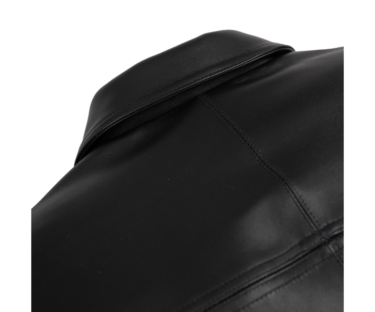 Basic Corded Pelle Pelle Jacket, Black, gallery detail 5