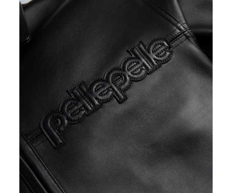 Basic Corded Pelle Pelle Jacket, Black, gallery detail 3