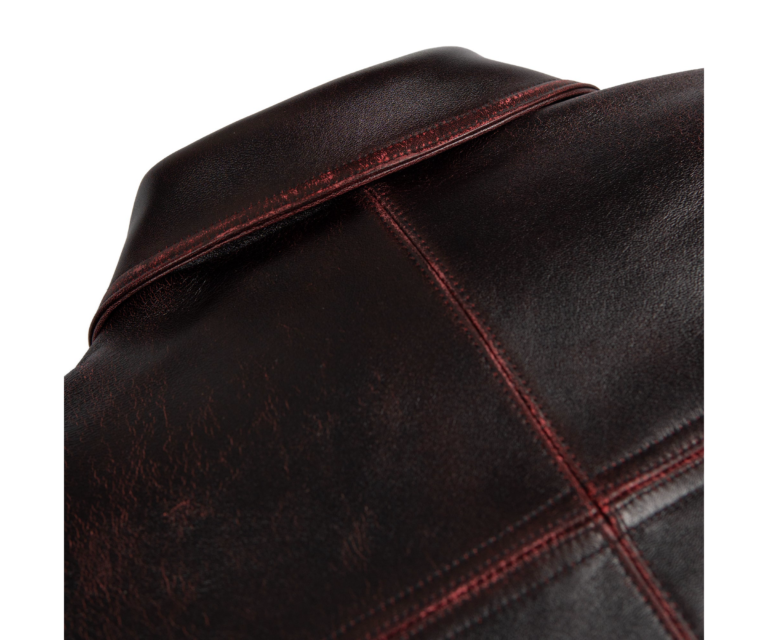 Basic Corded Pelle Pelle Jacket, Black / Red Ghosting, gallery detail 9
