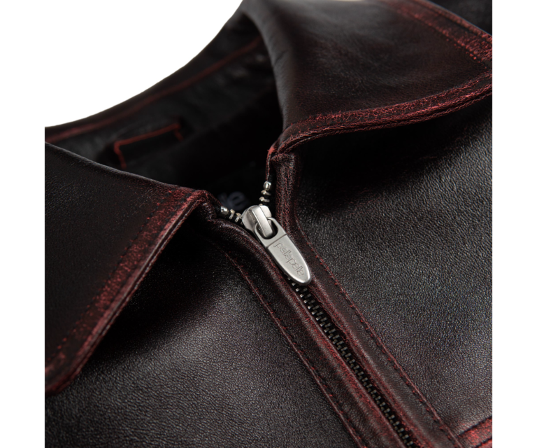 Basic Corded Pelle Pelle Jacket, Black / Red Ghosting, gallery detail 3