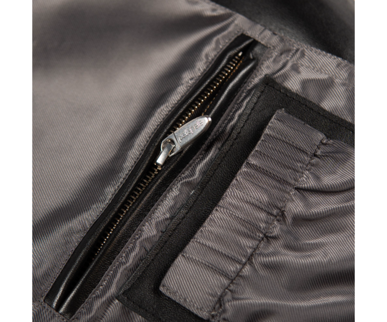 Pelle Pelle Champions Jacket, Black / Orange, gallery detail 4