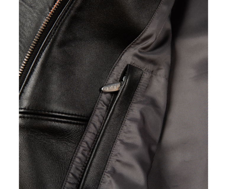 Pelle Pelle Champions Jacket, Black / Orange, gallery detail 5