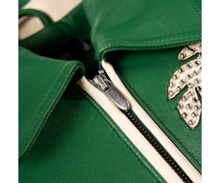 Pelle Pelle Champions Jacket, Jet Green / Ivory, gallery detail 3