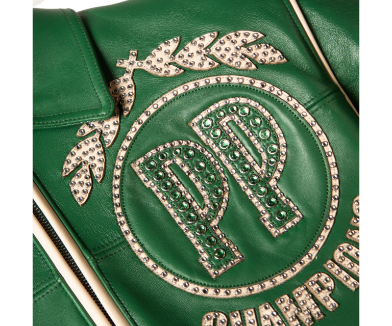 Pelle Pelle Champions Jacket, Jet Green / Ivory, gallery detail 9