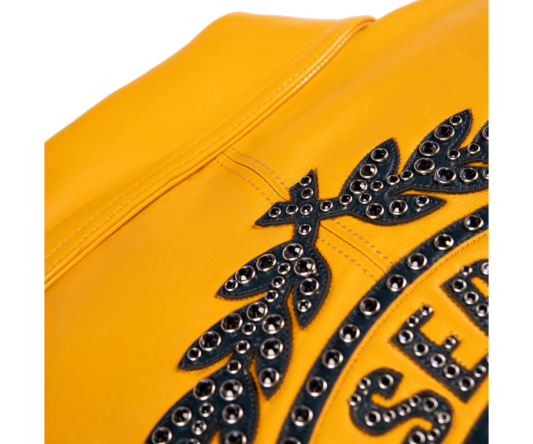 Pelle Pelle Champions Jacket, Maize / Navy, gallery detail 10