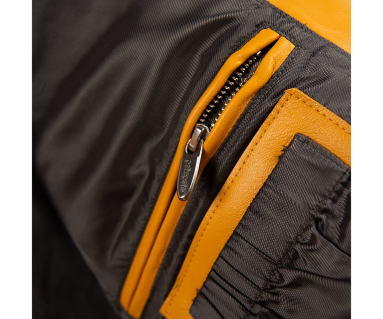 Pelle Pelle Champions Jacket, Maize / Navy, gallery detail 5