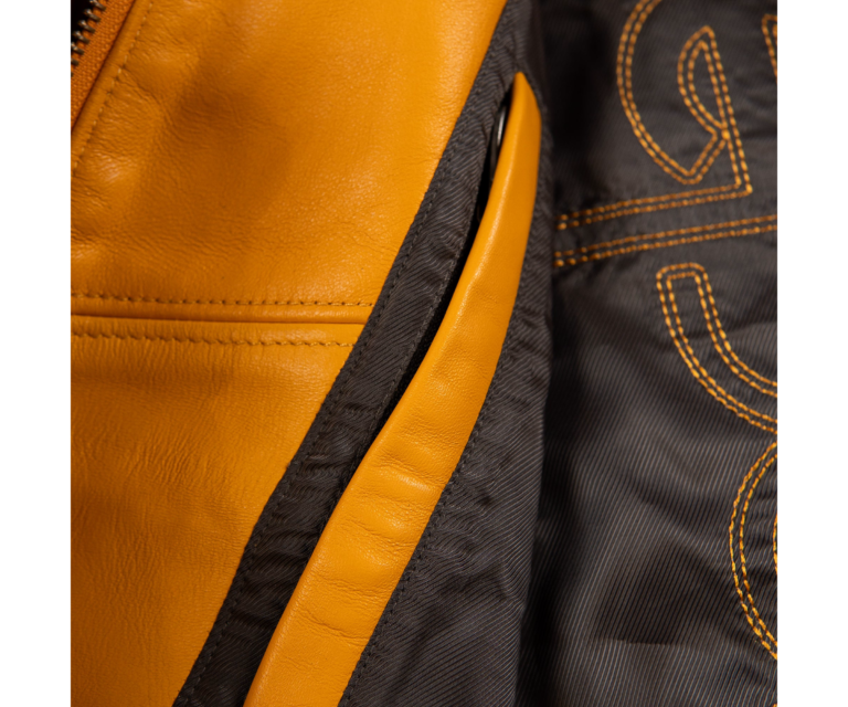 Pelle Pelle Champions Jacket, Maize / Navy, gallery detail 4