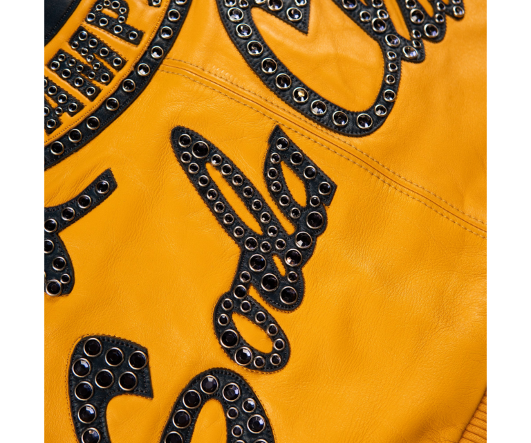 Pelle Pelle Champions Jacket, Maize / Navy, gallery detail 9