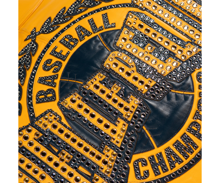 Pelle Pelle Champions Jacket, Maize / Navy, gallery detail 8